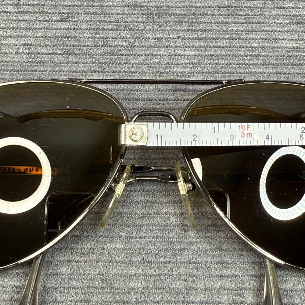Varnet Pouilloux Paris Vintage Aviator Sunglasses Gold Made in France Eyewear - Picture 11 of 14
